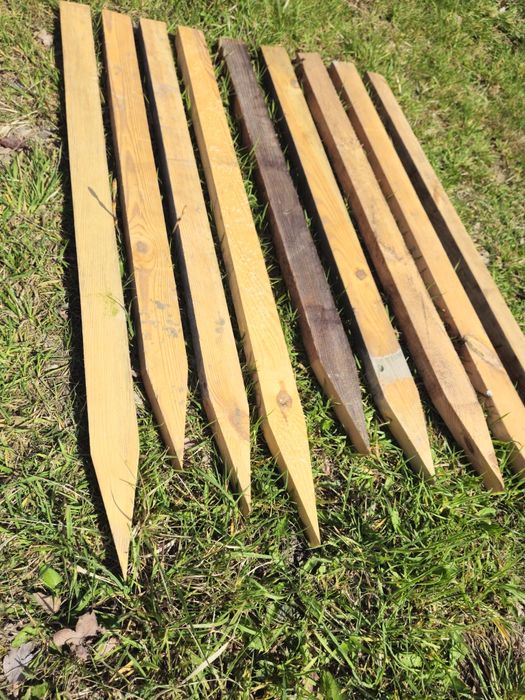 Paliki geodezyjne 6x4 -  9 szt.