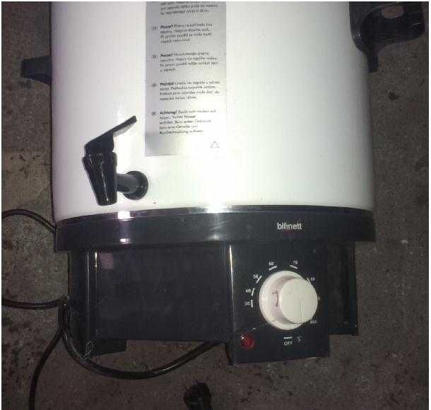 Warnik do pasteryzacji słoików, grzanego wina … 27l