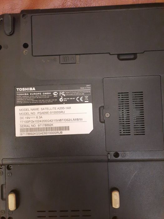 toshiba satellite a200 - купити ноутбуки - Ціна на OLX.ua
