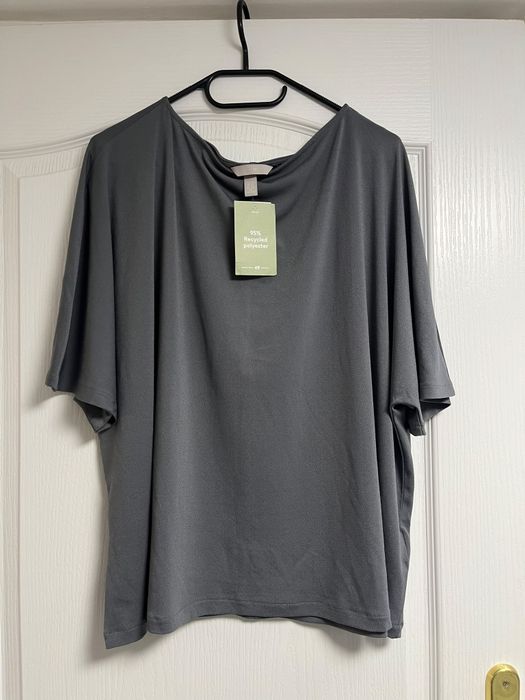 Szara oversize koszulka