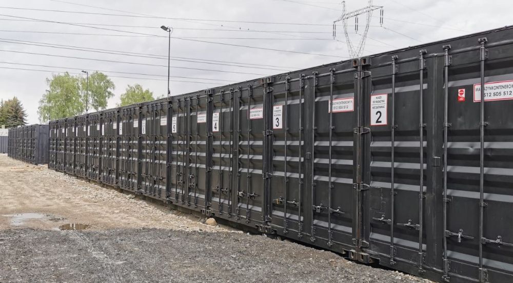 Pabianice MAGAZYN KONTENEROWY  7,5 m2 ( ALARM OCHRONA Podjazd grupy )