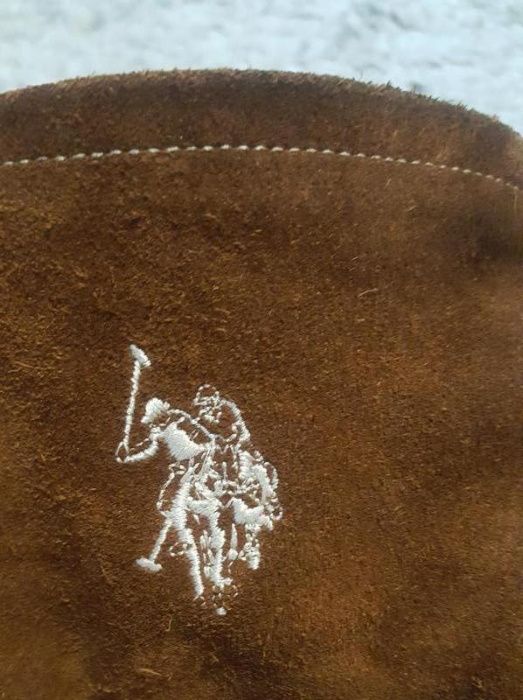 Оригинал.фирменные,кожаные,стильные,демисезонные сапоги u.s. polo assn