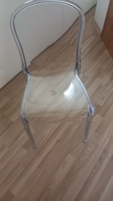 Krzeslo transparentne 2 szt polecam