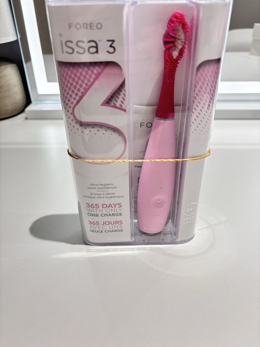 Escova de dentes da Foreo Issa 3, com caixa e carregador original