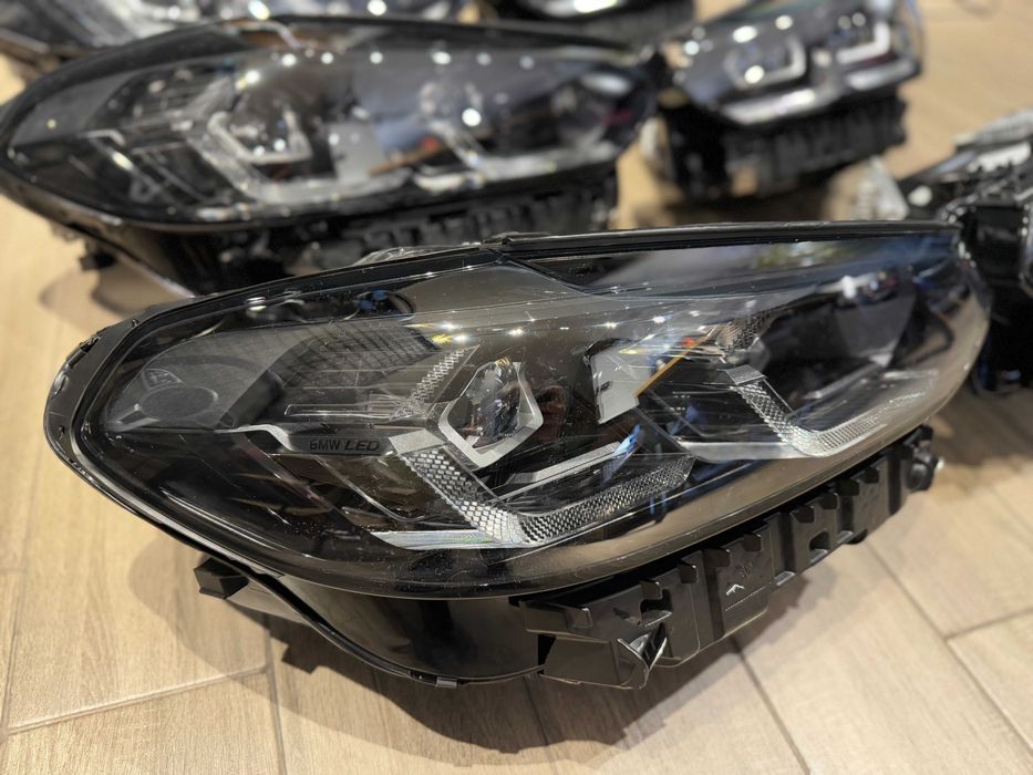 Фары BMW X3 X4 G01 G02 LCI Shadow Black