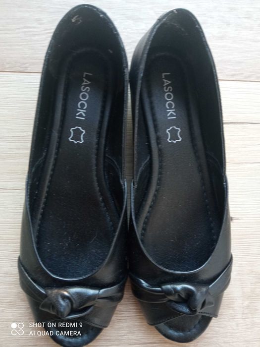 Baleriny Lasocki r. 38 czrane