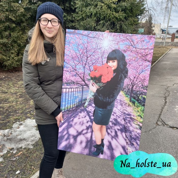 Друк фото на полотні, холсте. Натуральний холст. Печать картин. Друк