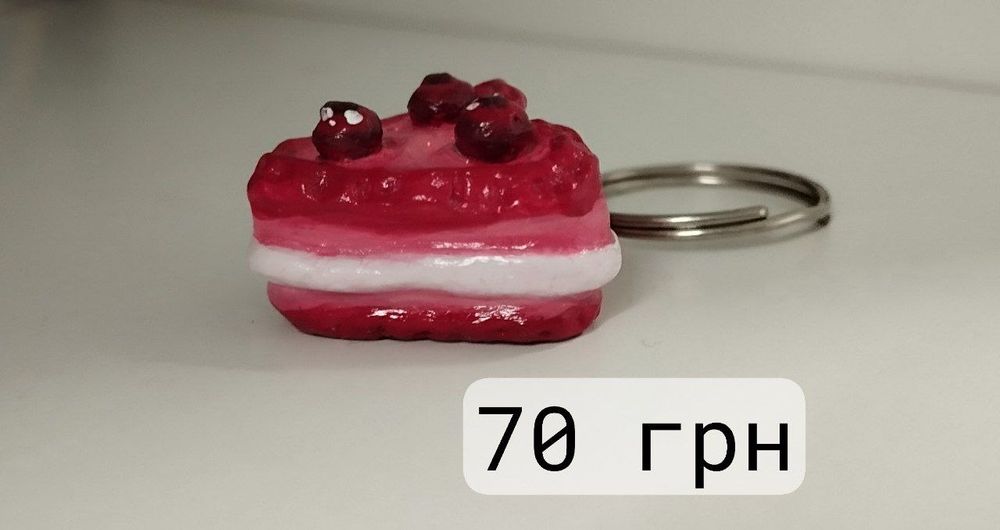 Брелки з глини ручна робота