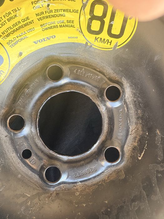 Kolo dojazdowe 5x108 R17 T125/80