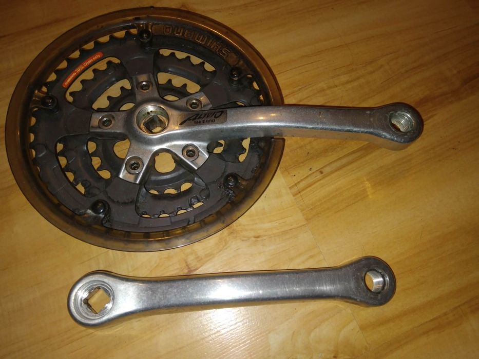 Mechanizm korbowy Shimano Alivio FC-MC12, długość 170.