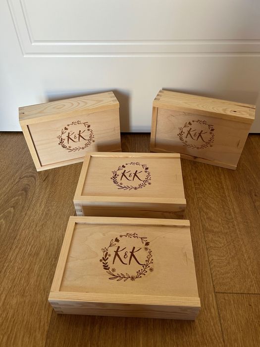 Skrzynka drewniana personalizowana