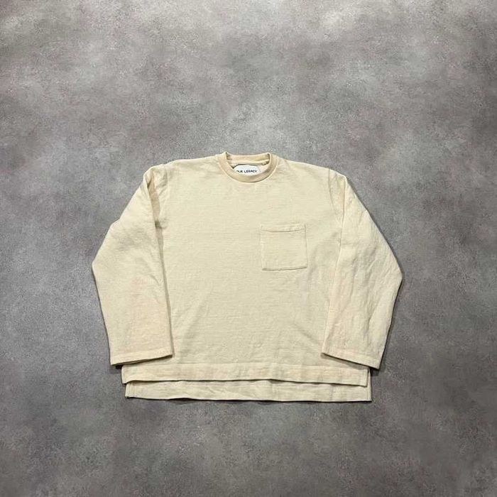 Bluza Sweter Our Legacy Wool Pocket Sweater Knit Trendy Baggy
