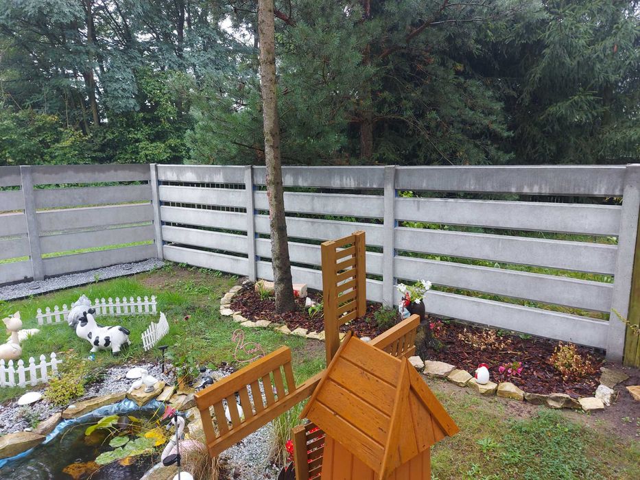 Ogrodzenia betonowe, płoty, garaże, palisada