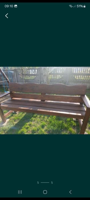 Ławka ogrodowa  solidna