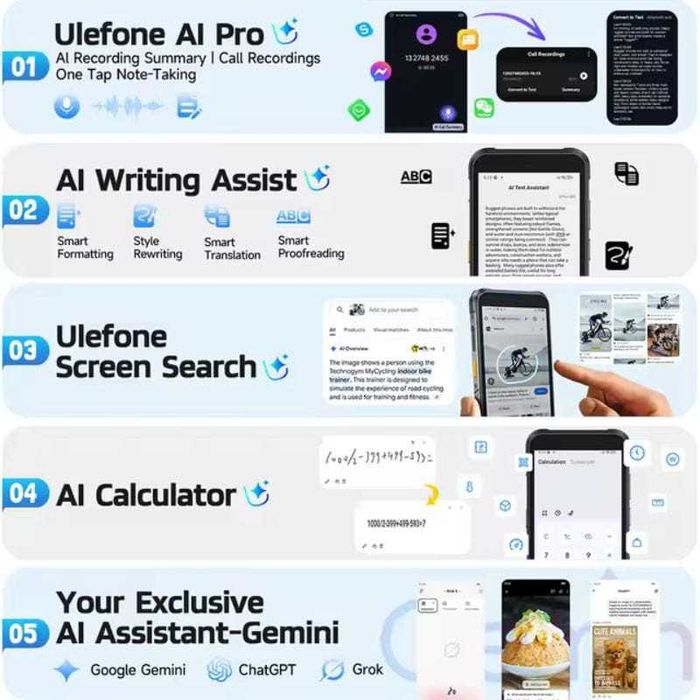 Ulefone RugKing 4G 8GB/256GB IP69K 2.0GHz