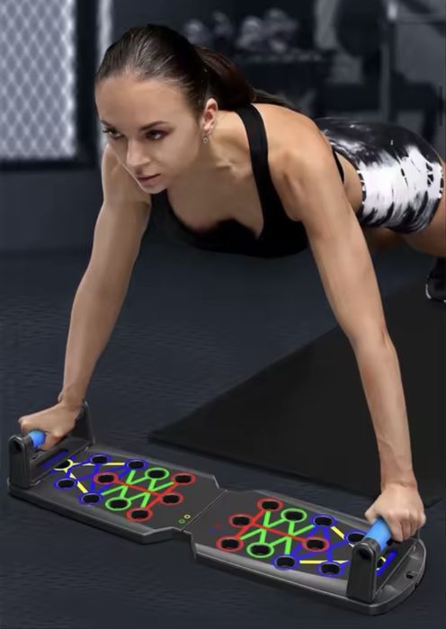 Składana deska do pompek Push Up Board – wielofunkcyjny zestaw treningowy