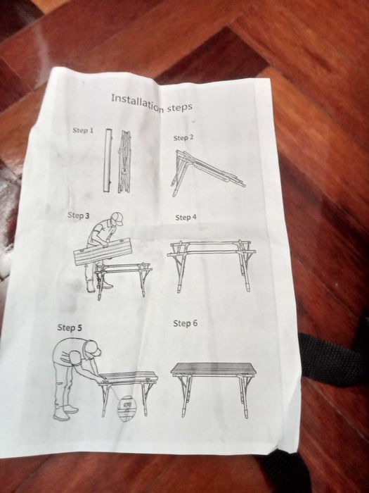 Mesa Dobrável Alumínio. Oportunidades