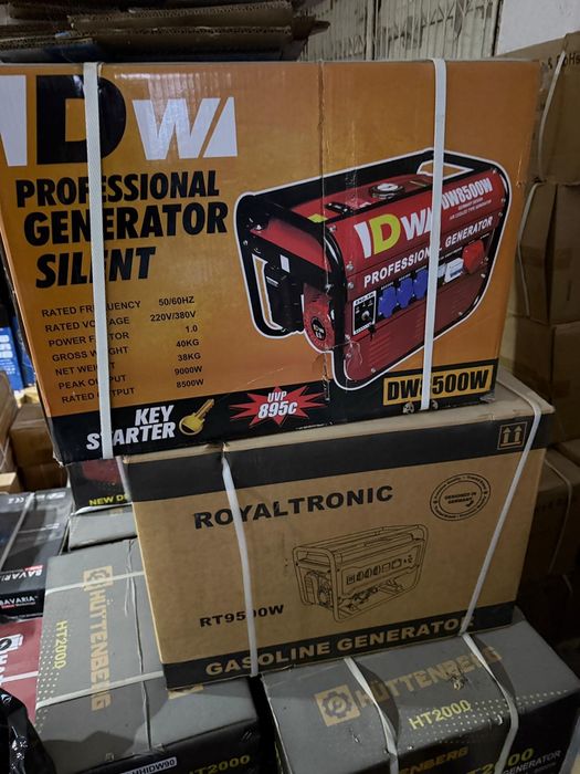 Agregat prądotwórczy 8500w 230v 380v na miedzi  Hammera wyprzedaż