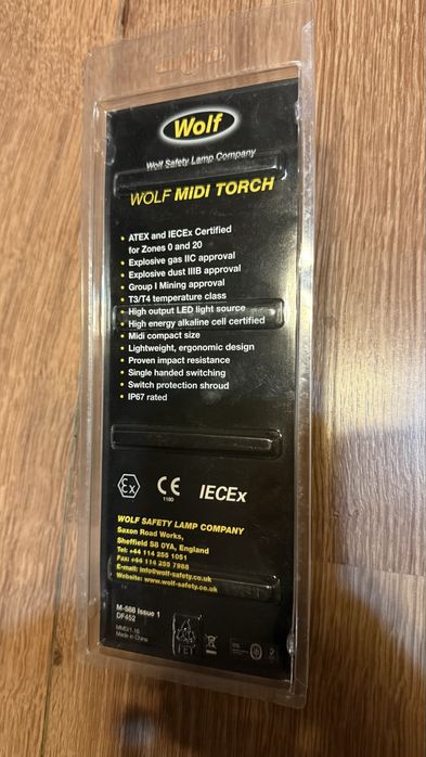 Latarka Wolf Midi M-85 EX zone 0