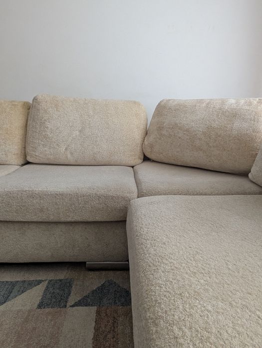 Sofa grande com chaise long