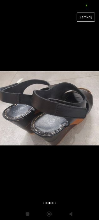 Sandały buty na koturnie Lasocki 38