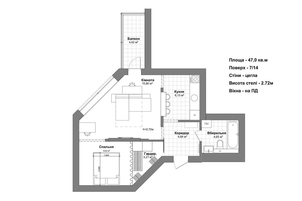 Оренда квартири - Чабани, вул. Машинобудівників, 4-Б