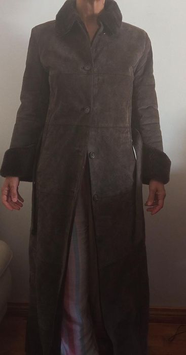 Casaco comprido de Inverno confortável e quente da Meskla