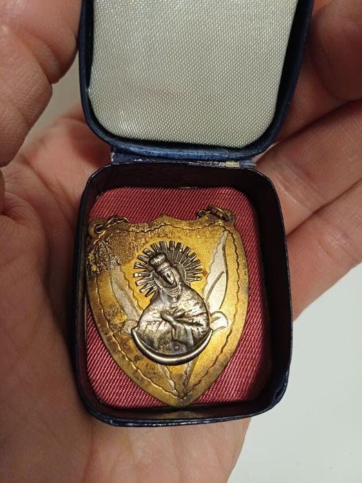 Rynograf srebro 800 złocone wytwórnia Veritas