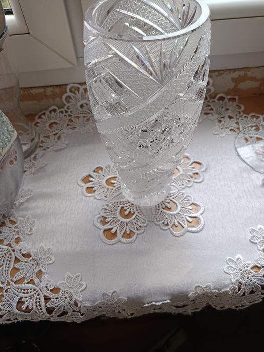 Wazon kryształowy wysokość 25cm