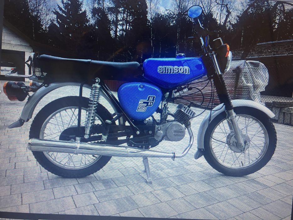 Simson S51 - bardzo ładnie odnowiony