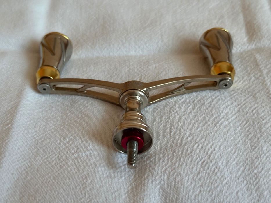 Podwójna Korba Livre Wing 92mm z 2 knobami Livre do koł.Shimano