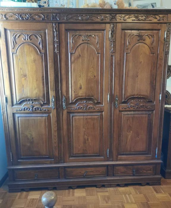 Quarto completo mobilia em madeira maciça estilo d. Jose