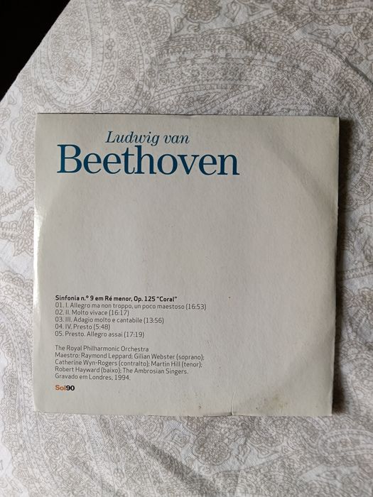 Beethoven Sinfonia número 9 em CD