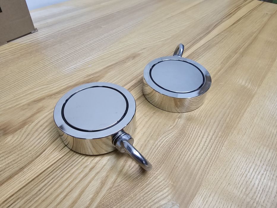 Качественный Магнит на 350кг Двухсторонний Неодимовый LNM94-3 Новый