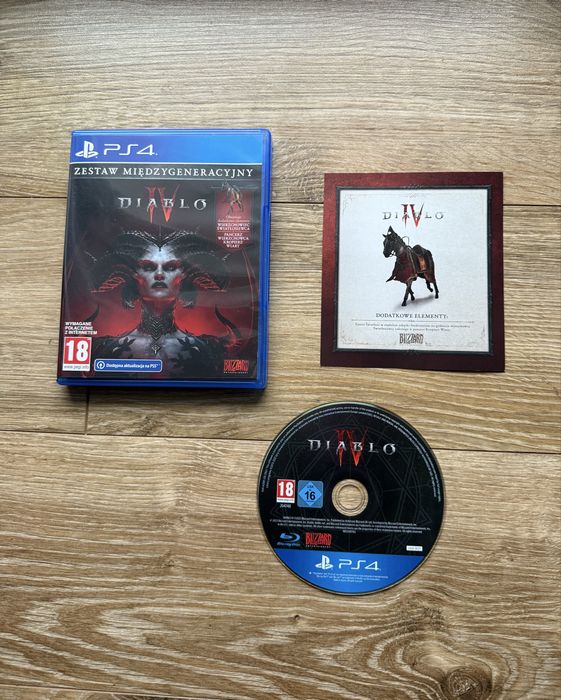 Gra Diablo IV PL Polska Wersja Ps4 Playstation 4 Slim Pro Ps5 5