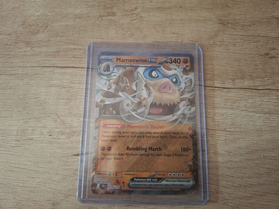 Pokemon Scarlet&Violet Journey Together Mamoswine Ex 79/159