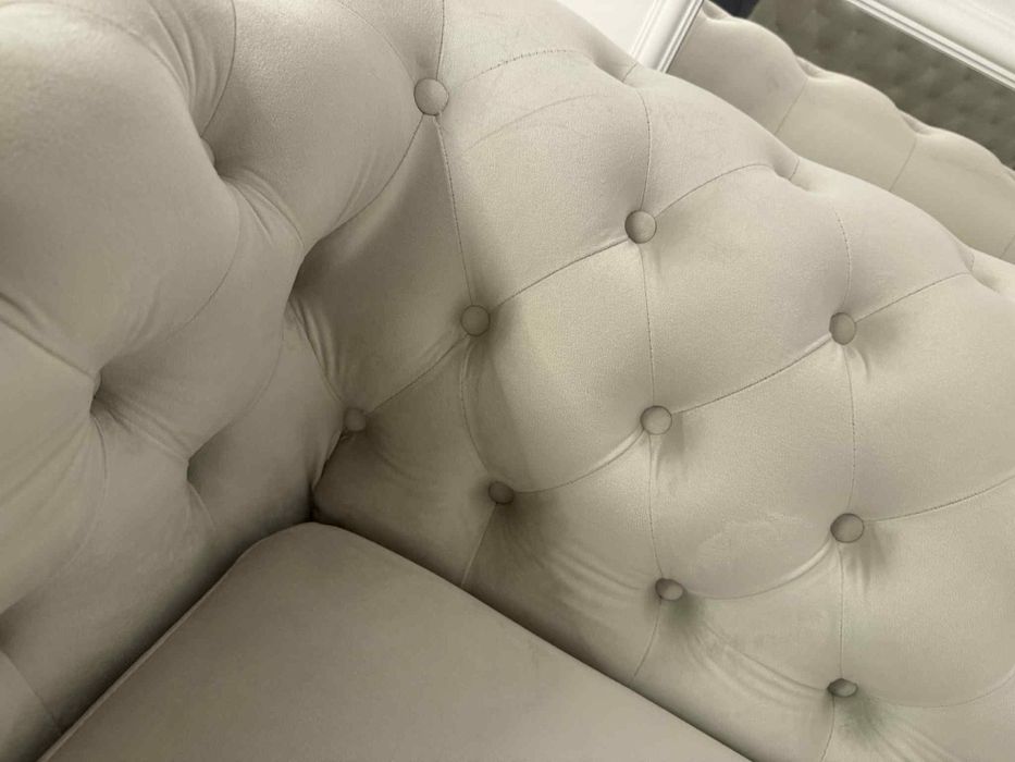 Sofa Chesterfield 3 osobowa - rozkładana