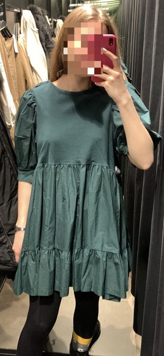 Зелеге плаття Zara