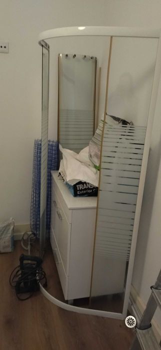 Cabine duche meia lua 80 cm
