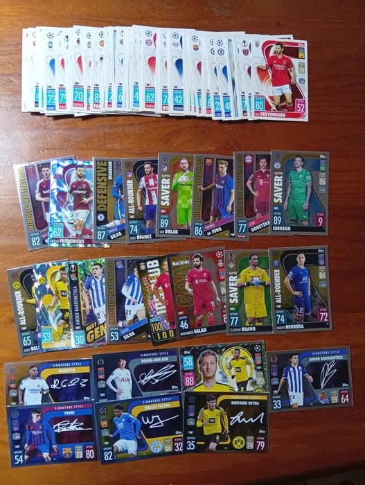 Lote de 90 cards da Topps