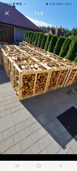Brzoza Drewno opałowe kominkowe opał