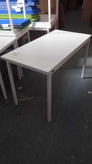Biurko 120x60 białe stół biurka stoły do biur szkół domu