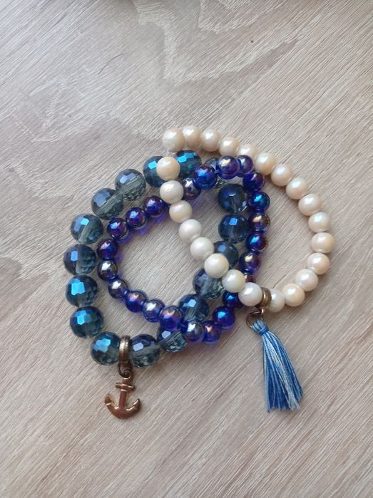 Bransoletki Zestaw Trzy Bransoletki Vintage