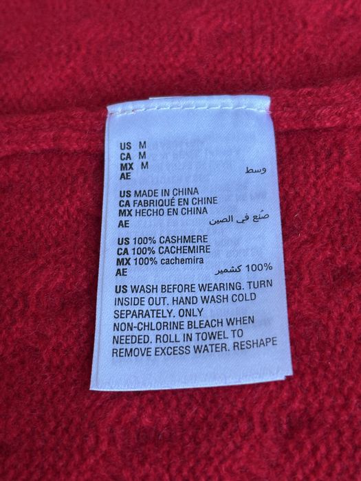 Sweter kardigan 100% kaszmir naturalny dwuwarstwowy 2-ply rozmiar S