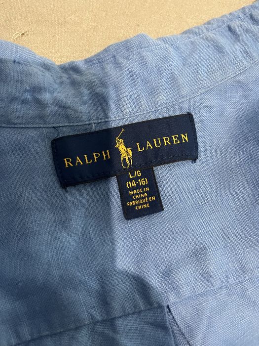 Лляна сорочка Ralph Lauren 14-16 років