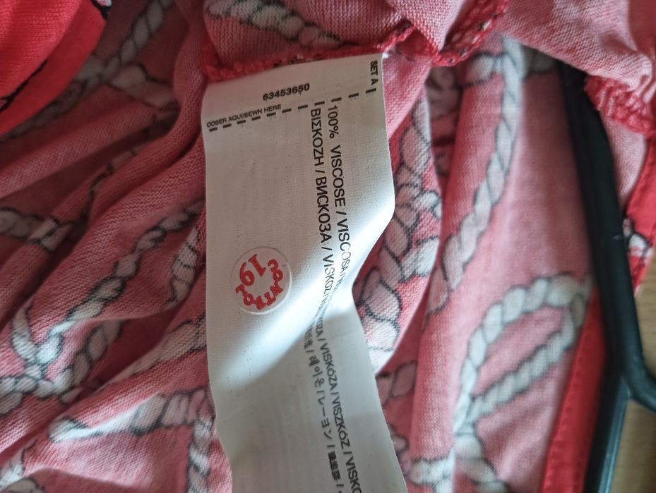 Krótki kombinezon letni z wiskozy rozmiar S nowy