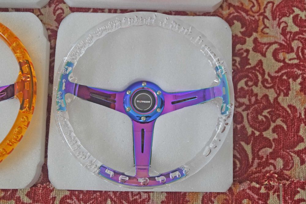 Спортивный акриловый руль 350мм (вынос 70мм)