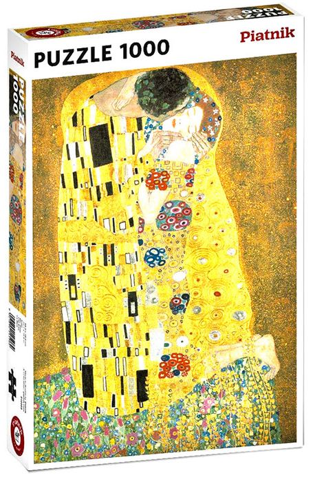 Puzzle 1000 Klimt Pocałunek Metalizowane. Nowy Produkt