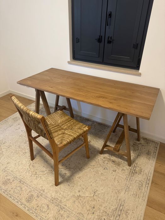 Set of wooden chairs