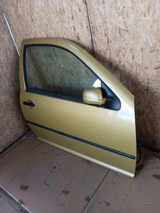 Vw volkswagen Golf IV 4 drzwi prawe pasażera kompletne lusterko szyba zamek KPL 3D
